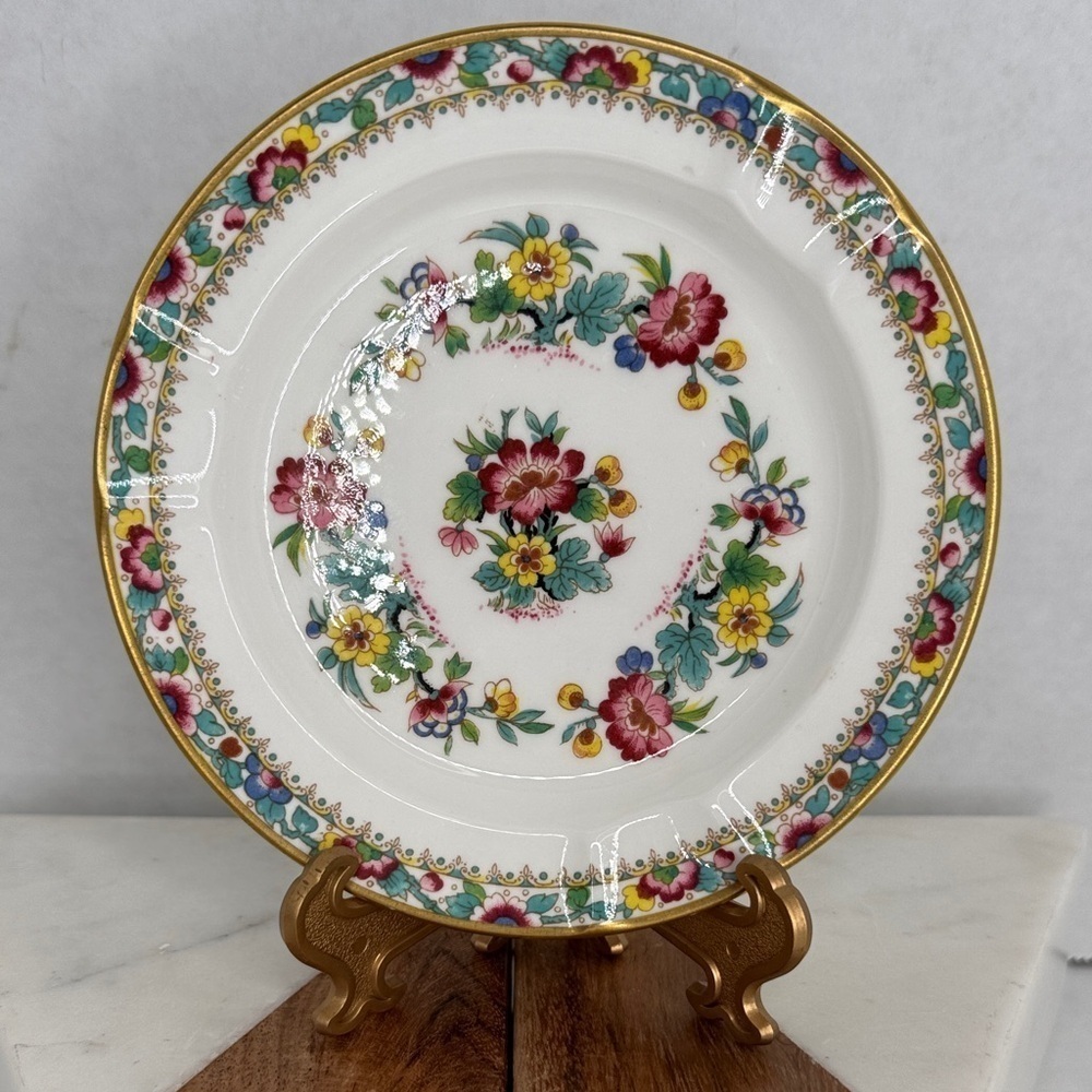 COALPORT China~Ming Rose — Small Round Ashtray Bone China Made In England